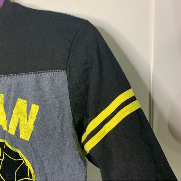 Batman Baseball Jersey Style Graphic T-Shirt - Picture 8 of 12